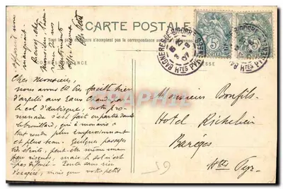 Eaux-Chaudes - O Gouffre do Hourat — Fototipia Labouche Frères Toulouse, n°138 — Verso