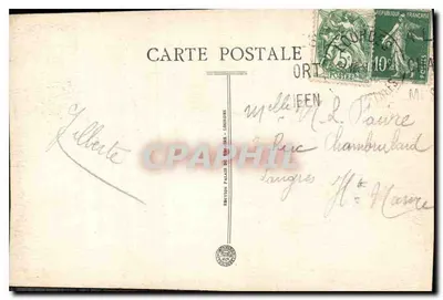 Lourdes — Boczna strona jaskini — Wydawnictwo Palais du Midi-Lourdes, nr 27 — Rewers