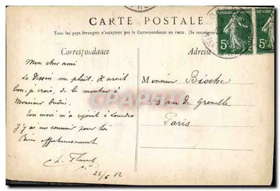 Lourdes — Pierwsza Stacja: Jezus przed Piletem — Wydawnictwo F. V. — Rewers