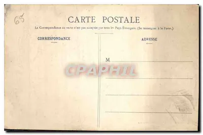 Bagnères-de-Bigorre - Lago Azul — Editor J. Danthis, Galeries Parisiennes — Verso