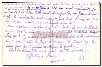 Lourdes — El Castillo-Fortaleza y el Gave — Edición Photo Van — Reverso