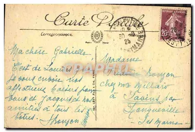 Lourdes — Krużgan i Bazylika — Imp. Levy Frères & Cie, Paris — Rewers