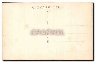 Lourdes - Bazylika, widok z Zamku-Fortu - P.D. — Rewers