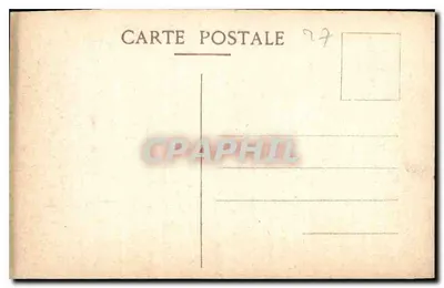Évreux — Katedra — Cliché de la Compagnie Aérienne Française — Rewers