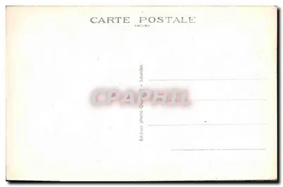 Lourdes — A Basílica e as Montanhas — Edição fotográfica Qarrault — Verso