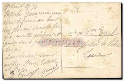 Hautes-Pyrénées — Le Casque widziany z Échancrure — Gavarnie — Wydawca: Labeuvon Frères, Toulouse — Rewers