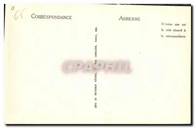 Lourdes - Dolina Gave i Kształt Pyrenées widziana z Pic du Jer — nr 297 — Rewers