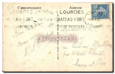 Saint-Sauveur — El Puente Napoleón — LL. — Reverso