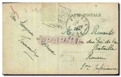 Evreux (Eure) — Duży portal katedry — Wydawnictwo Appert, Evreux — Rewers