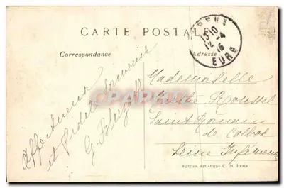 Évreux (Eure) — Katedra — Dzwonnik północny — C. 80 — Rewers