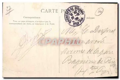 Gisors — Katedra, widok z wież — A. Babely, Gisors (Ém) — Rewers