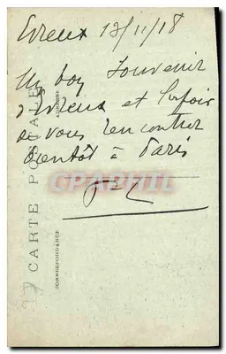 Évreux (Eure) — Dom Wielkiego Wędkarza (Wewnętrzna dziedzina, 1891) — Wyd. Loucet, Évreux — Rewers