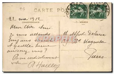 Dijon - Pałac Sądowy - Pierwsza Izba — L. V., wyd. — Rewers