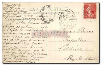 Côte d'Or - Cloître da Abadia de FONTENAY, perto de Montbard — H. Bogersau, editor, Châtilon-sur-Seine — Verso