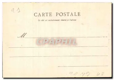 Dijon — Het Putje van Moïse — uitgever onbekend, nr. van reeks 10 — Achterkant