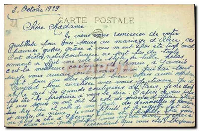 Igreja de SEMUR — A Sepultura — Editor C. Darcy - Semur, n°86 — Verso