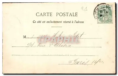 Dijon - Place Darcy — widok na basen i most — L. V., wyd. n°65 — Rewers