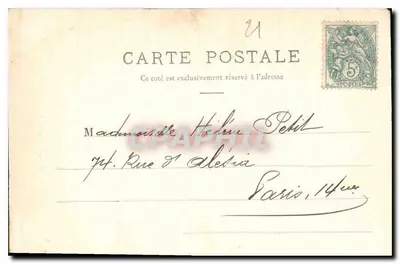Dijon — Église Notre-Dame — Aubert, édit., 10, rue de la Liberté, Dijon — Rewers