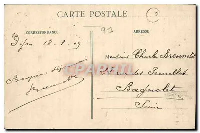 Dijon — Pałac Duców Burgundii i Wieża Stanów — L. V., wyd. — Rewers