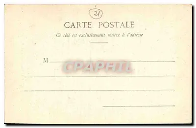 Dijon — Katedra Świętego Benignusa — widok fasady z dwiema wieżami — L. V., wyd. — Rewers