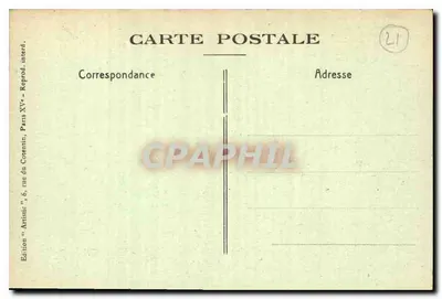 Portal da Igreja de São Tibúrdio (Côte-d'Or) — A Borgonha Histórica — Edição "Artista", Paris — Verso