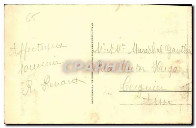 Lourdes — Bazylika i Najświętsza Pani Maryja Królowa — Chalosse, Drukarnia Sztuki Fotograficznej, Strasburg — Rewers