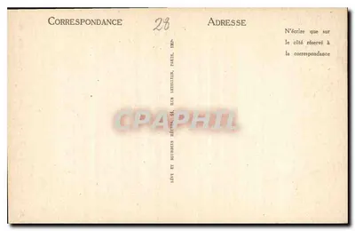 Katedra w CHARTRES — Wniebowzięcie Najświętszej Panny Maryi — Bridan, wydawca n°16 — Rewers