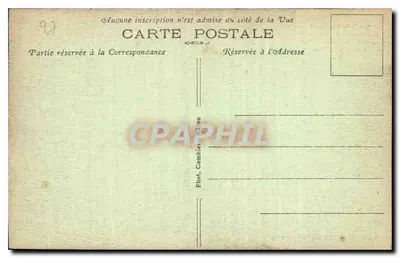 Gisors (Eure) — Las obras del prisionero realizadas en su calabozo con un clavo — Basclé, edit. Fot. Combier - Macon — Reverso