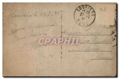 Louvières — Katedra Najświętszej Maryi Panny — Front południowy — C14 Arts Mécaniques, nr 118 — Rewers