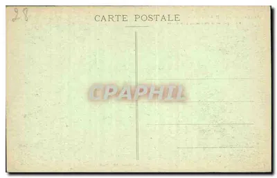 Katedra w Chartres (E.-et-L.) — Portal Północny — Tympan bocznej lewej łuki — G. Fouscault, wyd., Drancy — Rewers