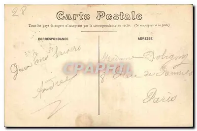 Chartres visto dall'alto — La Cattedrale — NG 198 — Verso