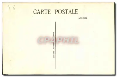 Katedra w Chartres — Życie Kontemplacyjne, Portal Północny, XIII wiek — Cl. E. Houvet — Rewers