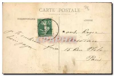 Castelo de ANET (E.-et-L.) — O Portal — Paris Jules — Verso