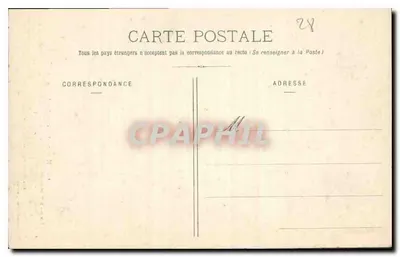 Castelo de Anet — Inauguração do castelo — Ch. Foucault, editor, Dreux — Verso