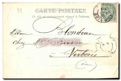 Reklamy kaplicy portatywnej Duków Burgundii — Dijon — Wydawca NE n°2790 — Rewers