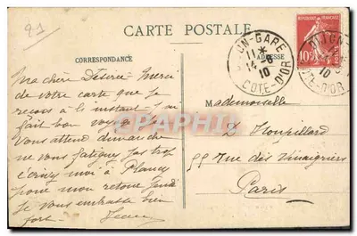 Dijon — Ogólny widok z Kościoła św. Michała — L. V., wyd. — Rewers