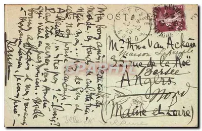 Rennes (I.-et-V.) — Panoramablick — Verlag unbekannt, Nr. 41 — Rückseite