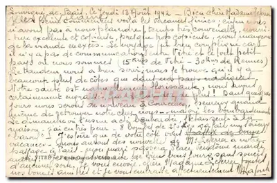 Castelo de Josselin — vista panorâmica — editor G.P. (G. P. Paris) n° 123 — Verso