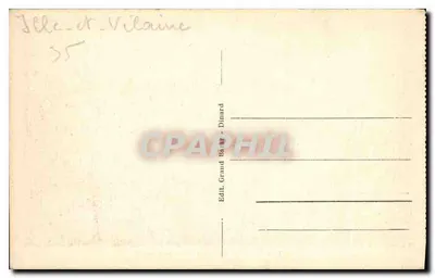 Dinard — La Vicomté — Widok na Dinard — Wydawca Grand Baïlard — Rewers