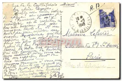 Dinard — Plaża widziana z punktu Malouine — n°157 — Rewers