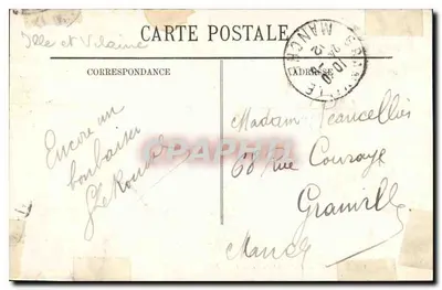 La Vicomté — O Castelo do Prieuré — LL — Verso