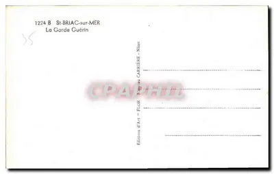 A Guarda Guérin — St-BRIAC-sur-MER — Edições de Arte "FLOR" — Verso