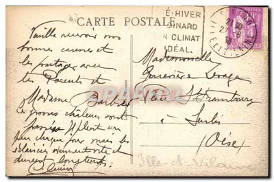 Dinard - Plaża pod burzę — Wybrzeże Szmaragdowe, nr 3856 — Rewers