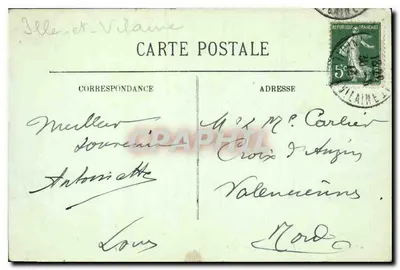 Dinard — A Ponta de Port-Salut — LL — Verso