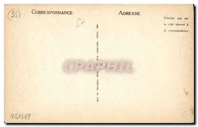 Dol (Ille-et-Vilaine) — el Gran Vidrio del Coro del siglo XII — ND — Reverso