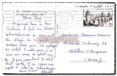 Dinard (Il-et-Vil) — Exhibition Fair — Edition ALF, 97, rue Veille-du-Temple, Paris — Back