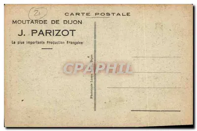Dijon — Igreja de São Miguel (Vista interna) — J. Parizot, Dijon — Verso