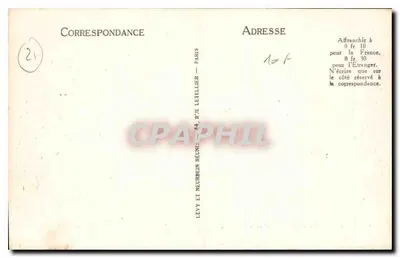 Semur - A Rue Chaude e o Donjon — Verso