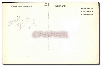 Vichy — Margem do Allier — Editor C.G.C. n°41 — Verso