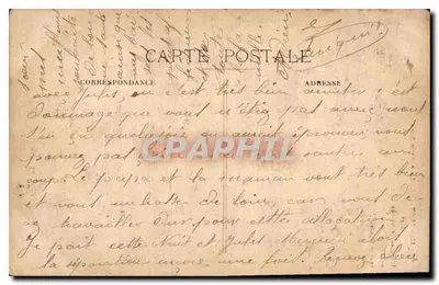 Dijon — Igreja de Nossa Senhora — fileiras de fálsicas gárgulas decorando a fachada — editor R.C. n°123 — Verso